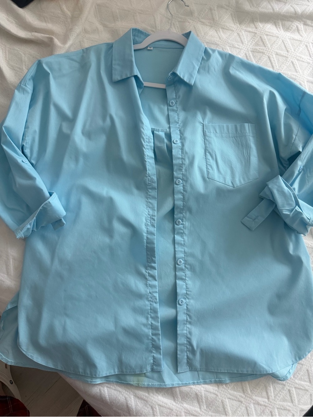 Light Blue Button-Up Shirt